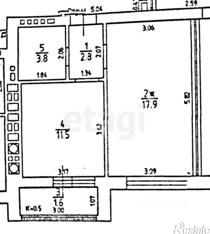 1-комн квартира ул У.Громовой, 131,  д. 131