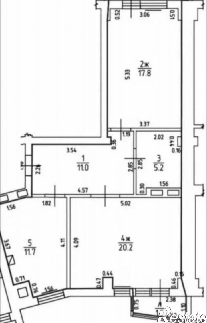 2-комн квартира Орудийная улица, 20В,  д. 20В
