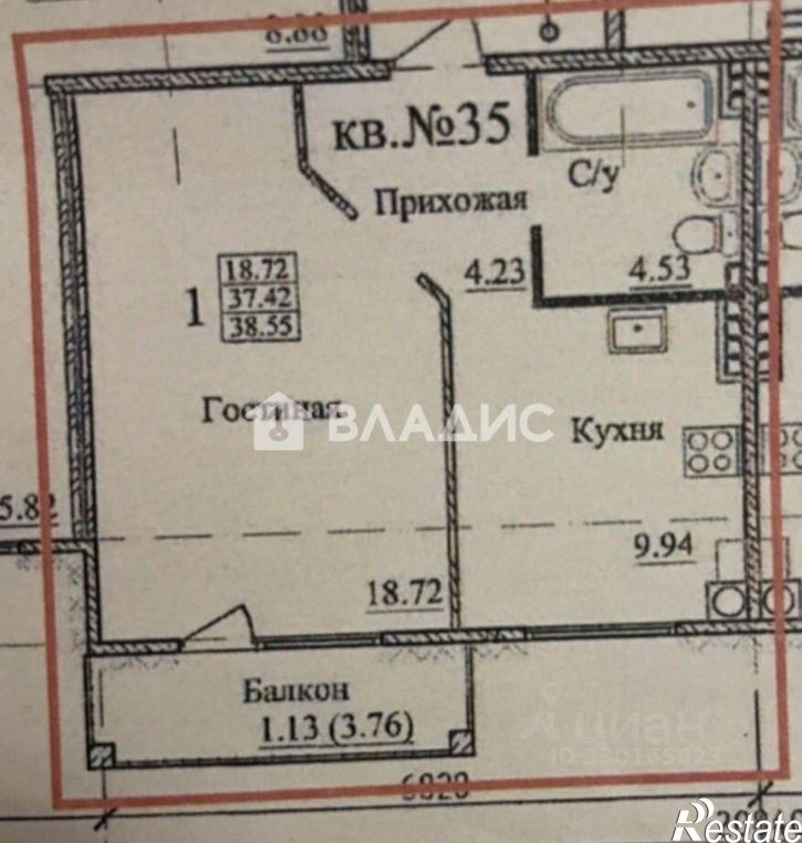 1-комн квартира ул Малая Лесная, 28,  д. 28