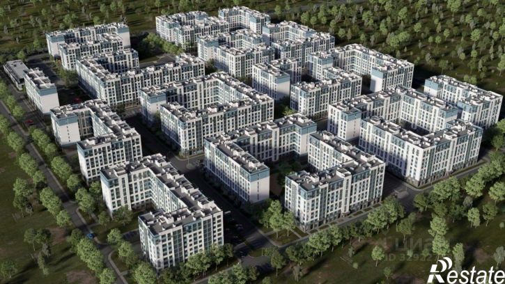 1-комн квартира в новом доме улица Героя России Катериничева