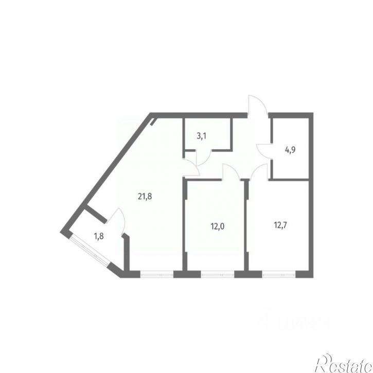 2-комн квартира в новом доме ул Псковская, 25,  д. 25
