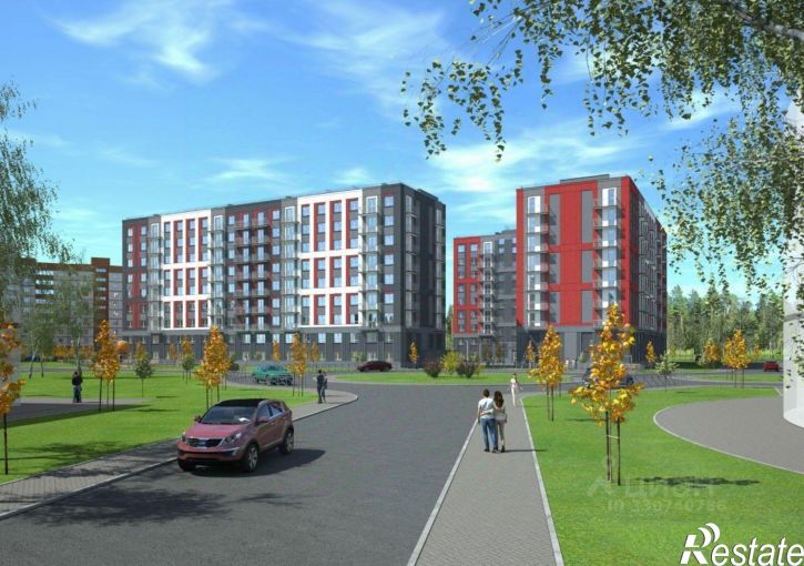 1-комн квартира в новом доме улица Каблукова