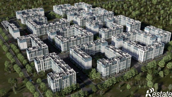2-комн квартира в новом доме улица Героя России Катериничева