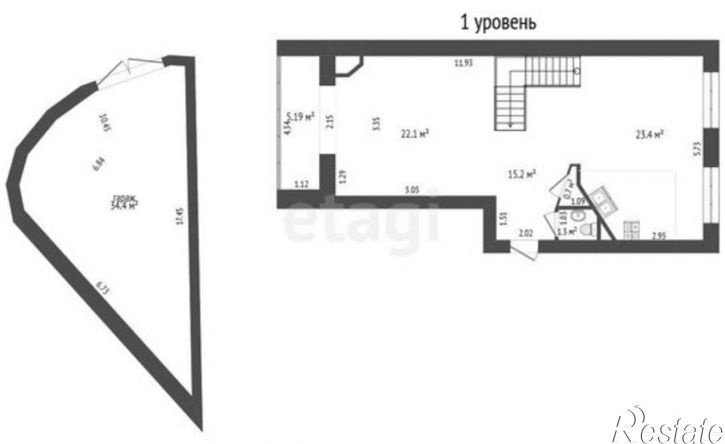 3-комн квартира Озёрная улица, 15,  д. 15