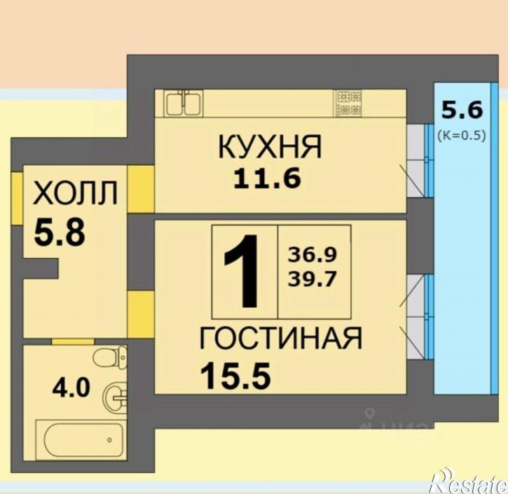 1-комн квартира ул Старшины Дадаева, 65,  д. 65