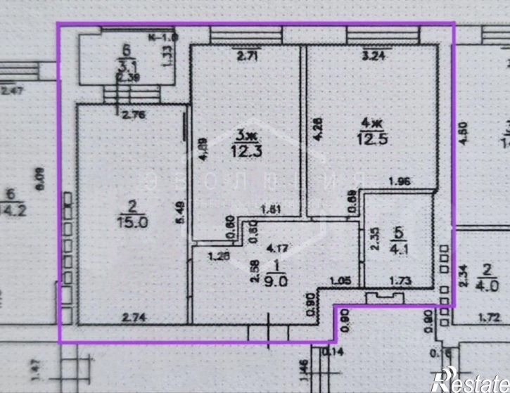 2-комн квартира улица Сержанта Мишина, 81 к2,  д. 81 к2