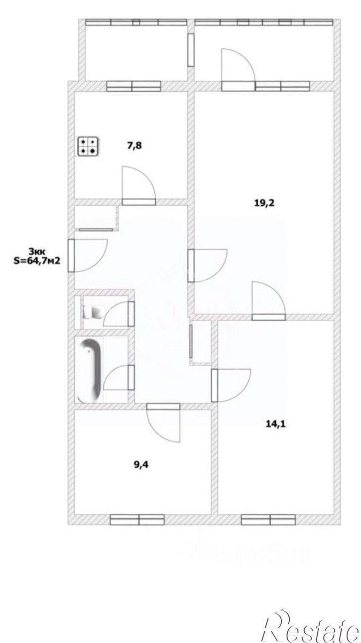 3-комн квартира улица Заставы, 11,  д. 11