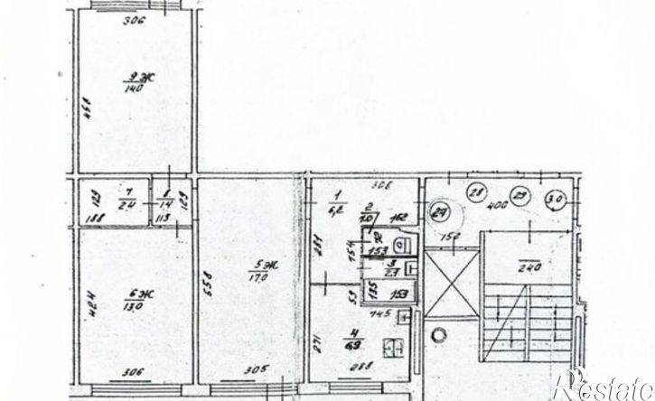 3-комн квартира Московский проспект, 26,  д. 26