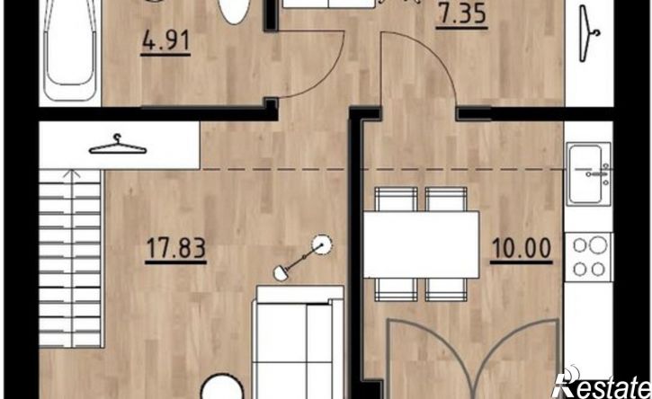 2-комн квартира ул Поселковая, 28,  д. 28