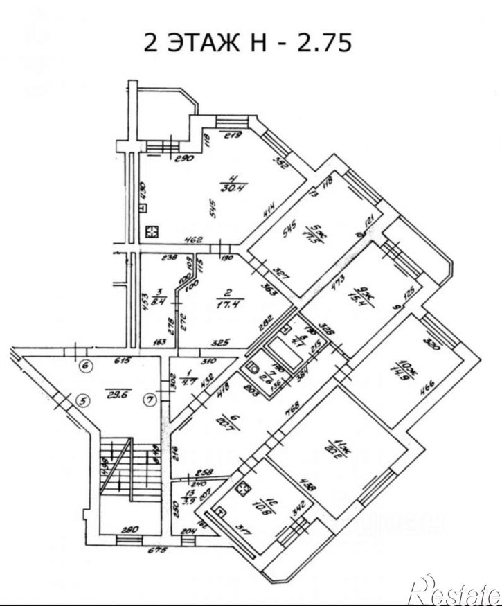 5-комн квартира улица Достоевского, 8,  д. 8