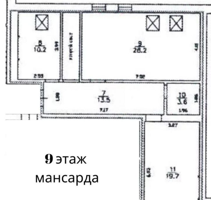 4-комн квартира Ганзейский переулок, д.7
