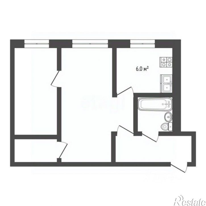 2-комн квартира улица Космонавта Леонова, 58-60,  д. 58-60