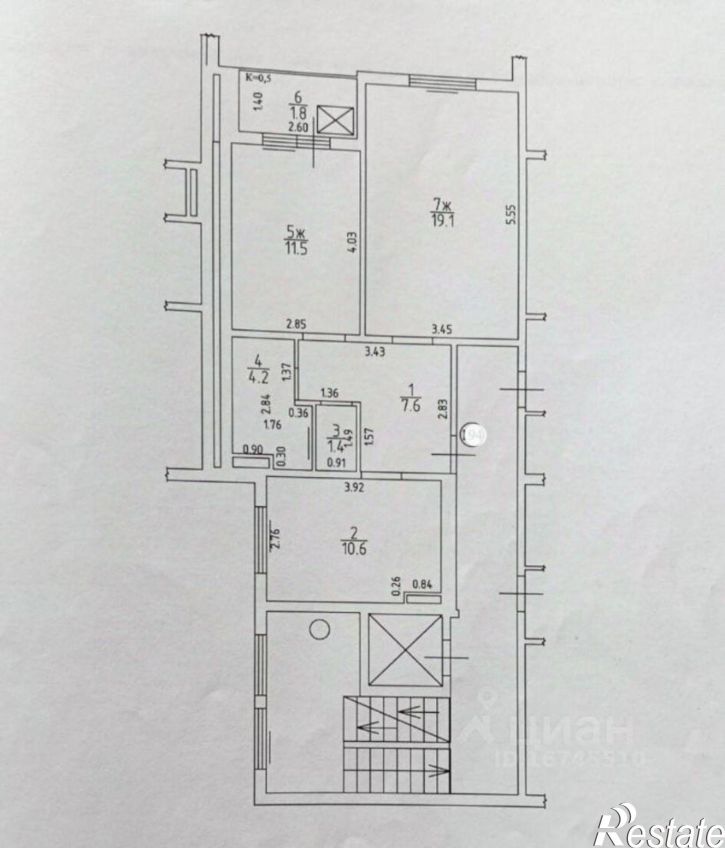 2-комн квартира улица Ульяны Громовой, 125,  д. 125