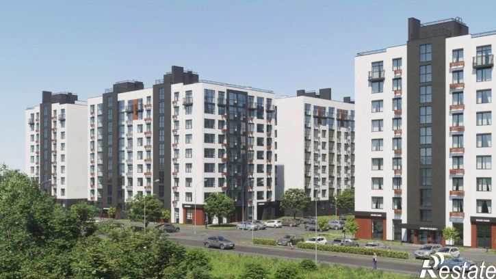 2-комн квартира в новом доме улица Поленова, 6 к2,  д. 6 к2