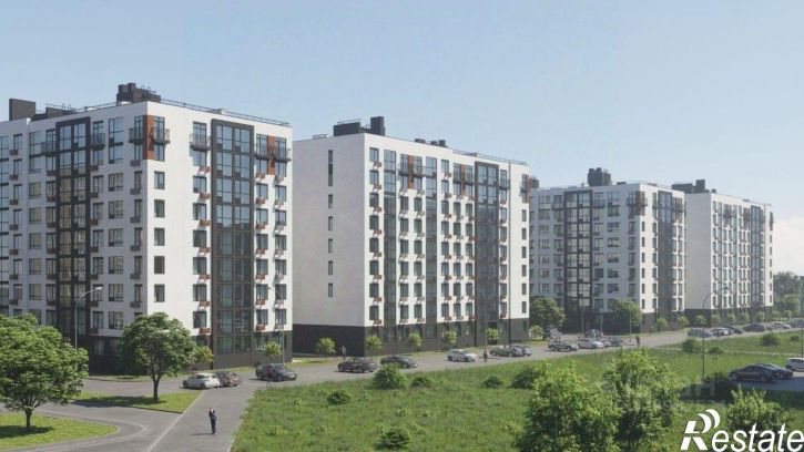 2-комн квартира в новом доме улица Поленова, 6 к2,  д. 6 к2