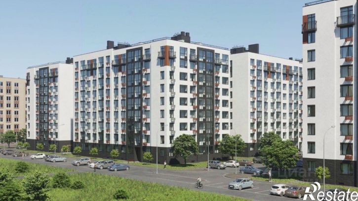 2-комн квартира в новом доме улица Поленова, 6 к2,  д. 6 к2