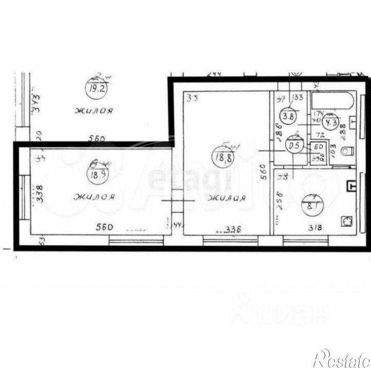 2-комн квартира ул Генерала Соммера, 2,  д. 2
