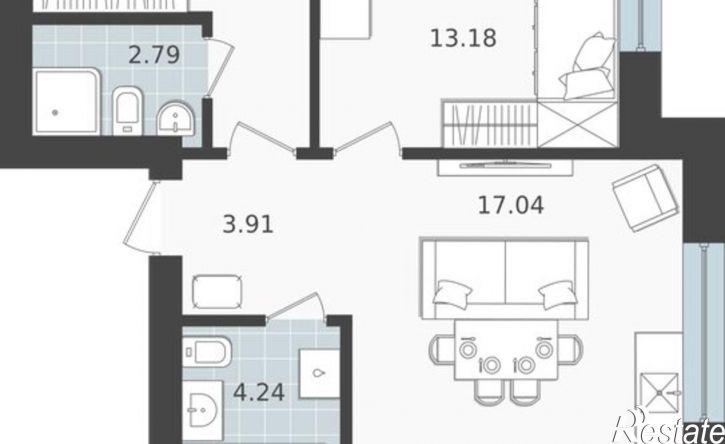 3-комн квартира в новом доме Арсенальная улица, 29 к3,  д. 29 к3