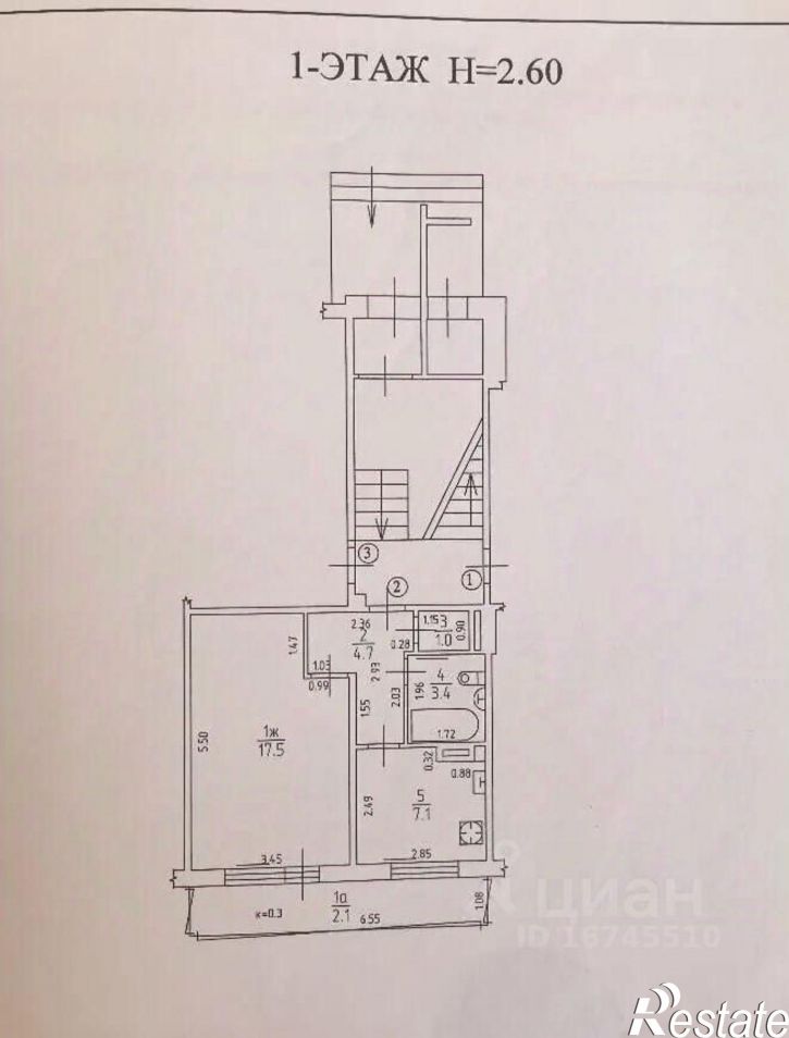 1-комн квартира ул Некрасова, 12,  д. 12
