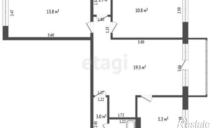 3-комн квартира ул Чернышевского, 40,  д. 40