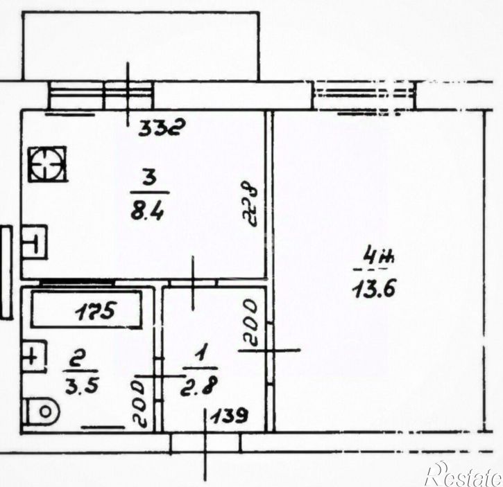 1-комн квартира ул О.Кошевого, 3,  д. 3