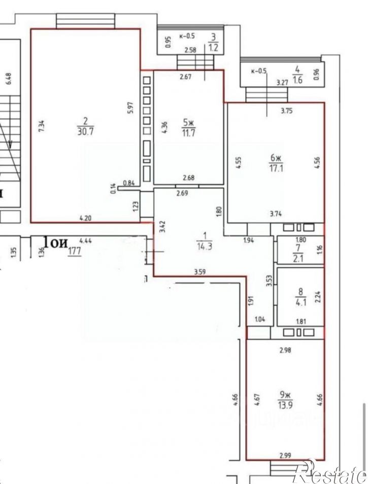 3-комн квартира ул Старшины Дадаева, 65,  д. 65