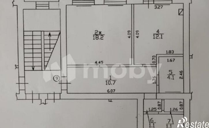 2-комн квартира ул Менделеева, 30,  д. 30