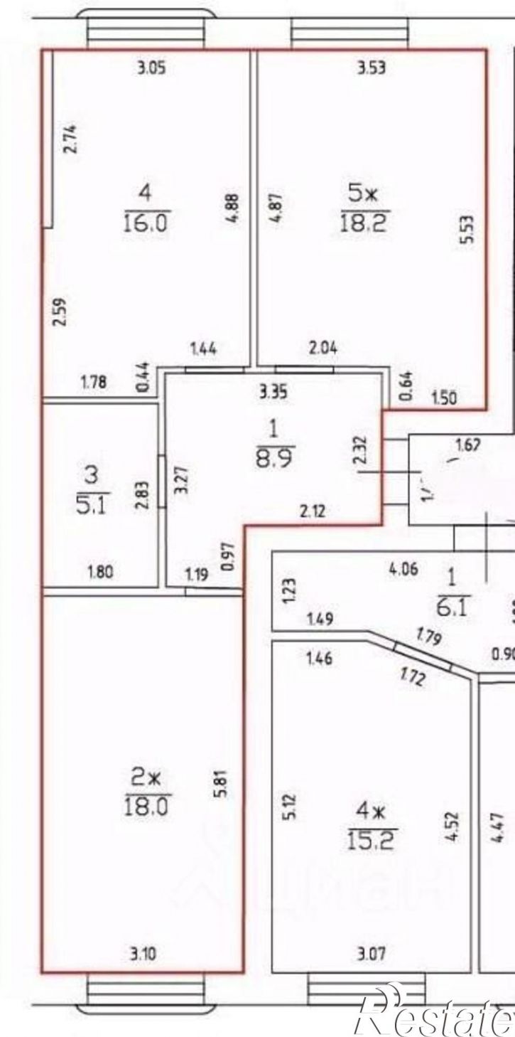 2-комн квартира ул Красносельская, 31А,  д. 31А