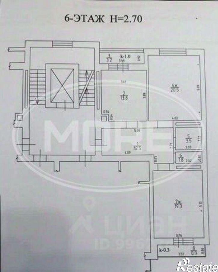 2-комн квартира ул Римская, 33 1,  д. 33 1,  к. 1