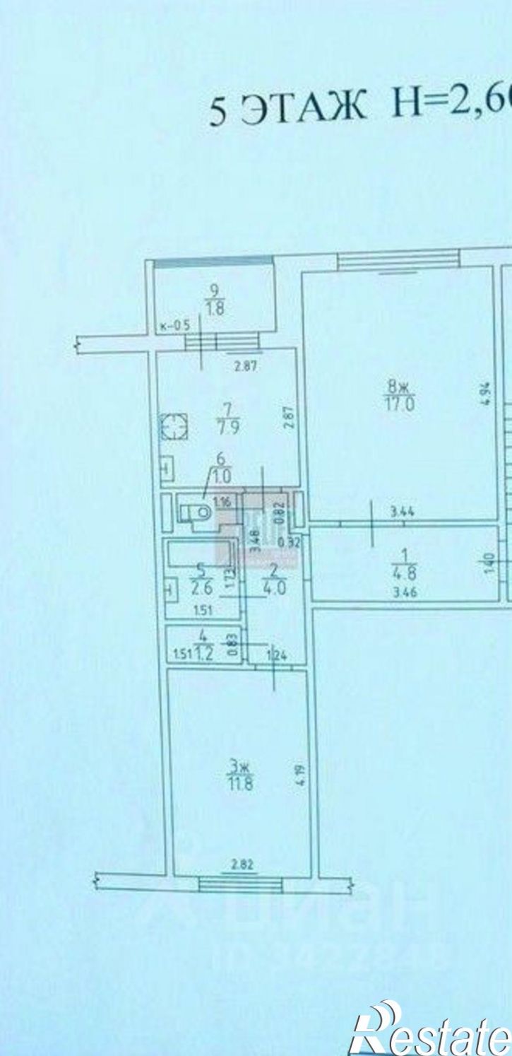 2-комн квартира ул Машиностроительная, 120,  д. 120