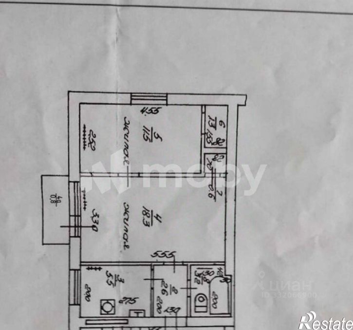 2-комн квартира ул Маршала Новикова, 8,  д. 8