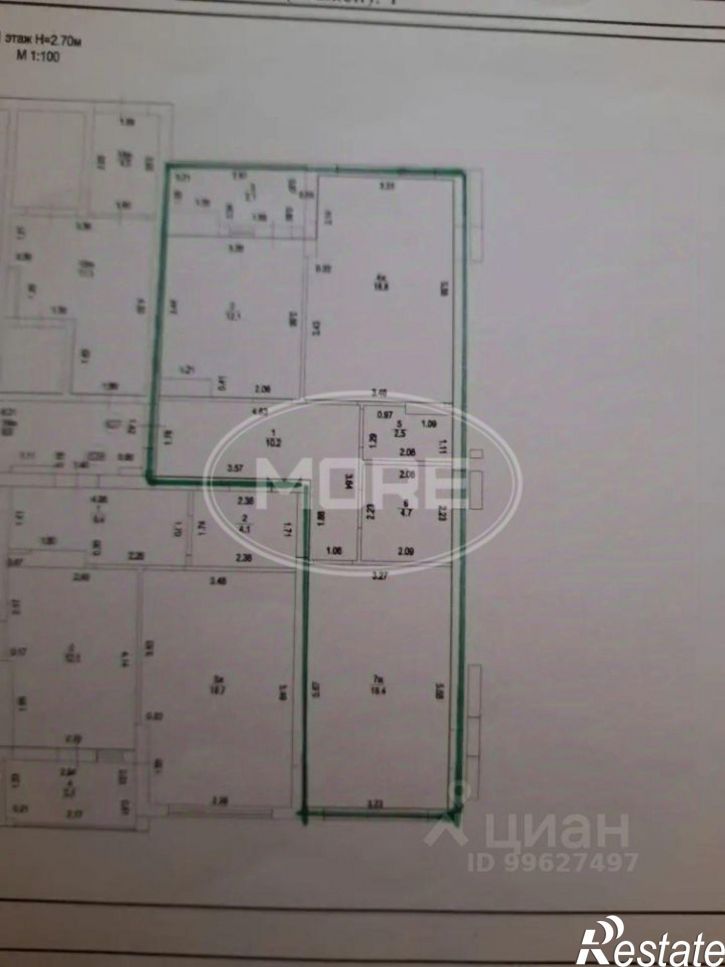 2-комн квартира Крымский пр-д, 2,  д. 2
