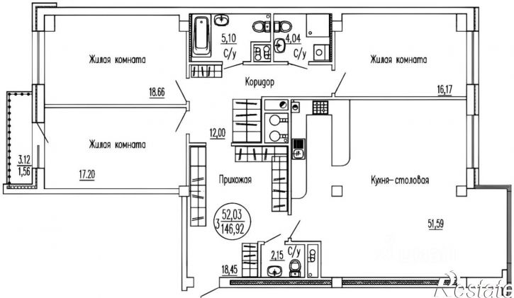 3-комн квартира ул Сержанта Колоскова, 8,  д. 8