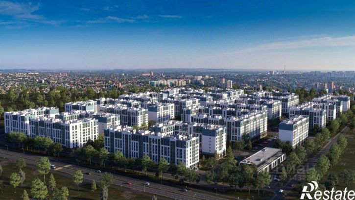 1-комн квартира в новом доме улица Героя России Катериничева, 7
