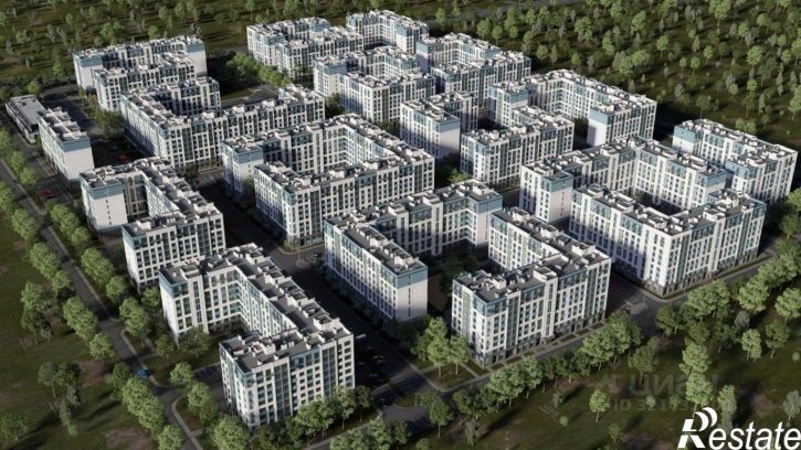 1-комн квартира в новом доме улица Героя России Катериничева, 7