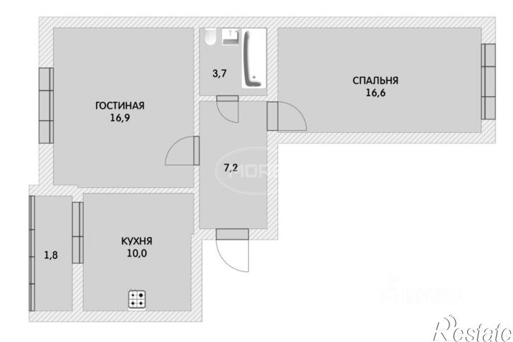 2-комн квартира ул У.Громовой, 131,  д. 131