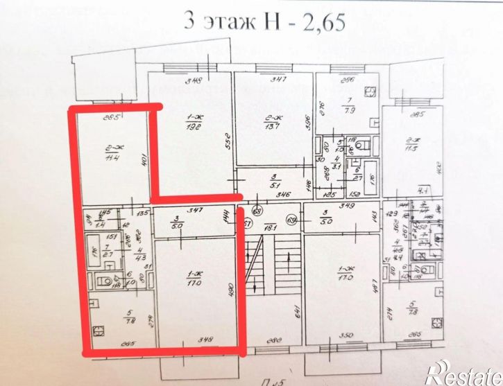 2-комн квартира ул Челюскинская, 2,  д. 2