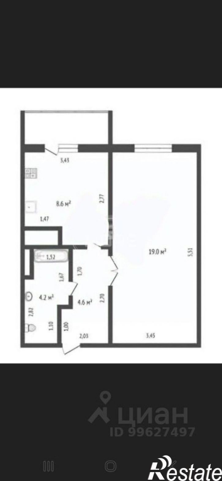 1-комн квартира ул Пригородная, 13 5,  д. 13 5,  к. 5