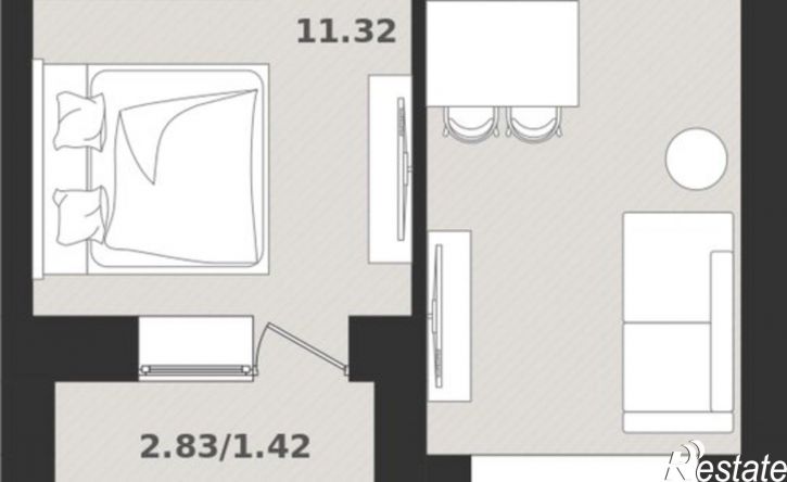 1-комн квартира в новом доме ул Левитана, 57 2,  д. 57 2,  к. 2