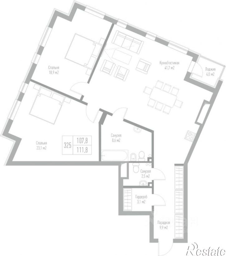 2-комн квартира в новом доме ул Октябрьская, 12,  д. 12
