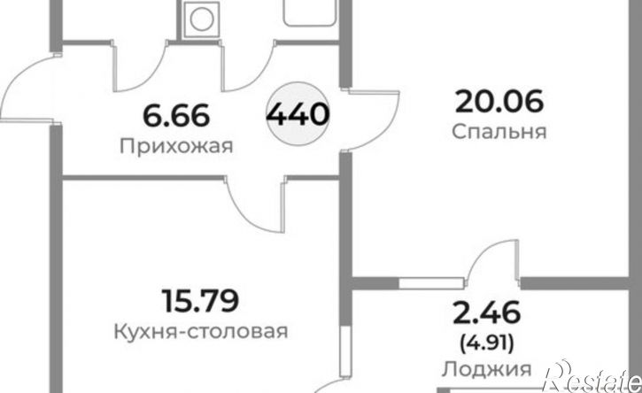 1-комн квартира в новом доме ул Пригородная, 18,  д. 18