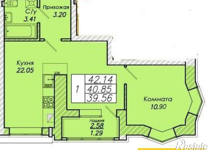 1-комн квартира Коммунистическая улица, 26