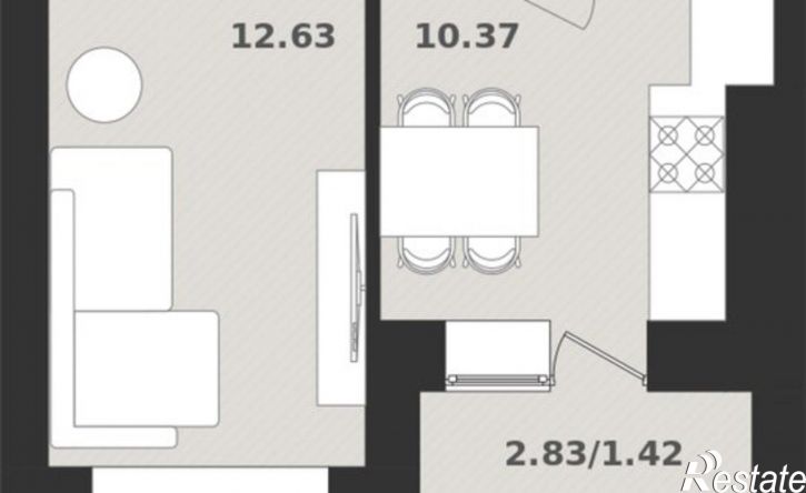 1-комн квартира в новом доме ул Левитана, 57 2,  д. 57 2,  к. 2