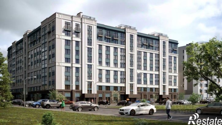 1-комн квартира в новом доме улица Героя России Катериничева, 7