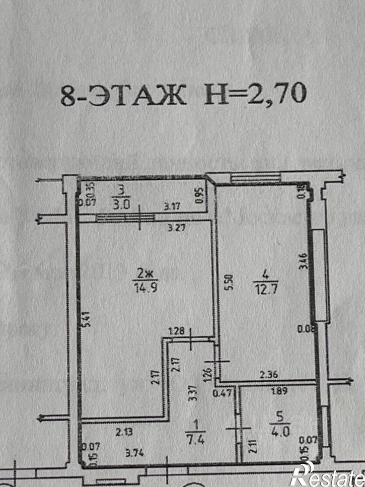 1-комн квартира ул Ю.Гагарина, 16Б,  д. 16Б