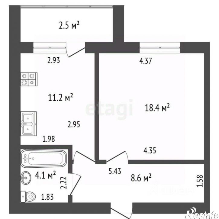 1-комн квартира ул В.Бусловского, 1,  д. 1