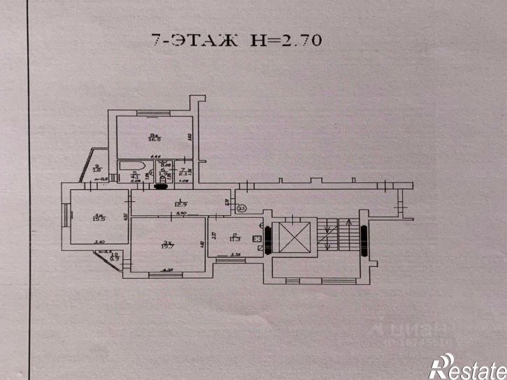 3-комн квартира ул Генерала Толстикова, 16,  д. 16