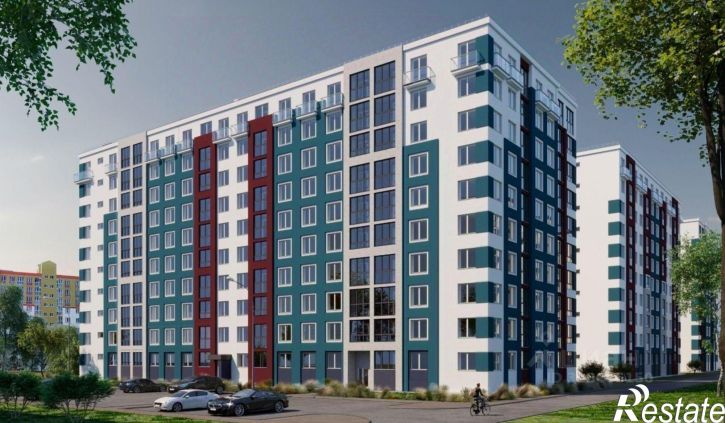 1-комн квартира в новом доме Понартская улица