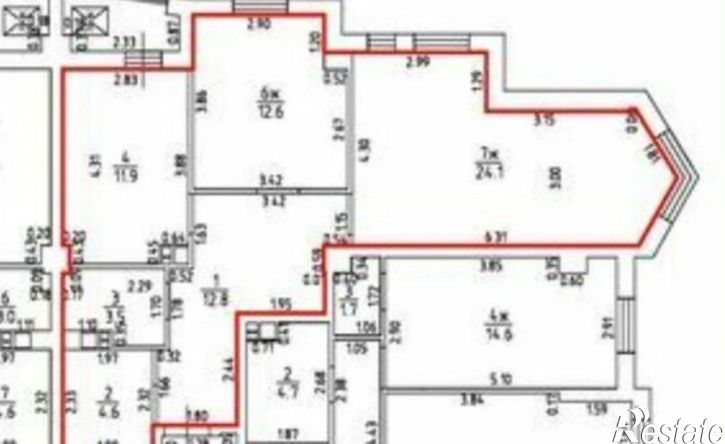 2-комн квартира ул Гайдара, 90,  д. 90