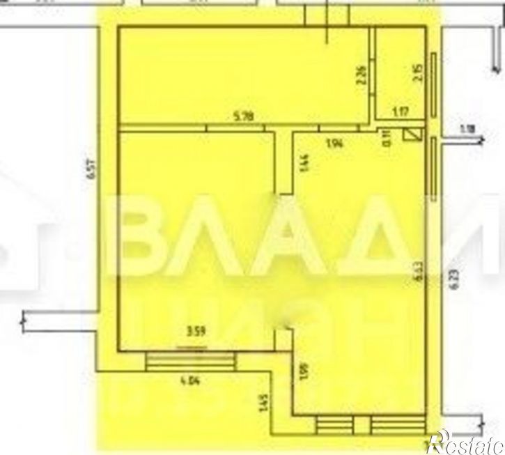 3-комн квартира улица Каштановая Аллея, 42,  д. 42